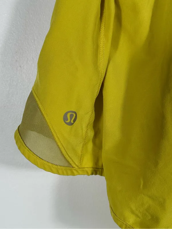 Lululemon Hotty Hot Short II 2.5” Women’s‎ Size 6 Yellow Running Athletic Shorts - Image 7