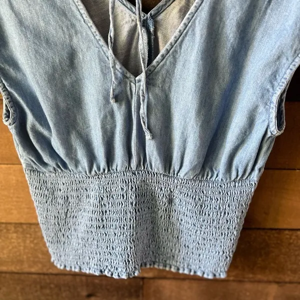 Old-navy Women's Blue Crop-top - Image 4
