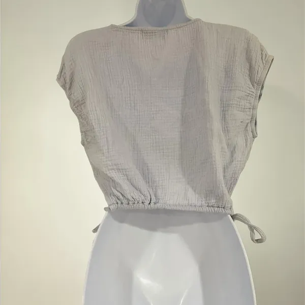 Sky Blue Women's Crop Top - Image 8