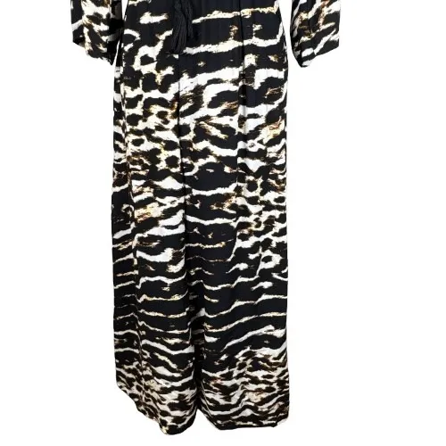 Jaase Lola Just Jungle Wide Leg Jumpsuit Animal Print Bohemian‎ Flowy Size Small - Image 3