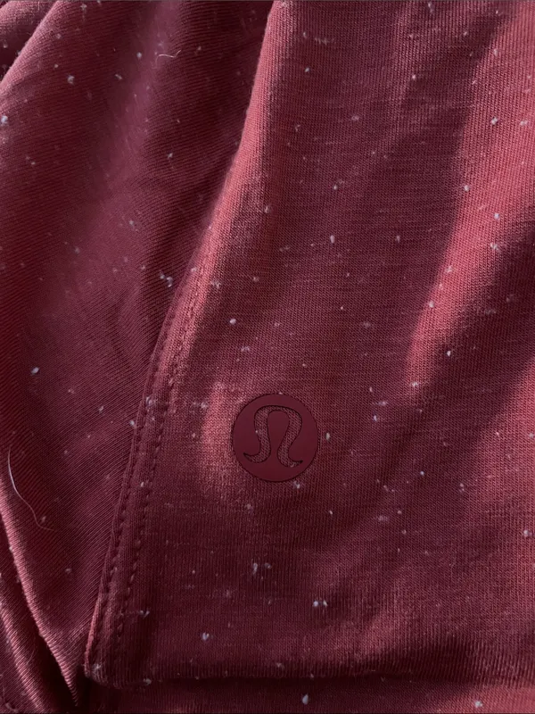 lululemon athletica Knot-Waist Short Sleeve Tee Unwind Your Mind Dress Size 2 - Image 5