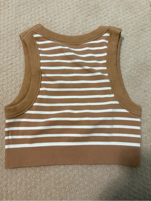 Crop tank top Tan - Image 3
