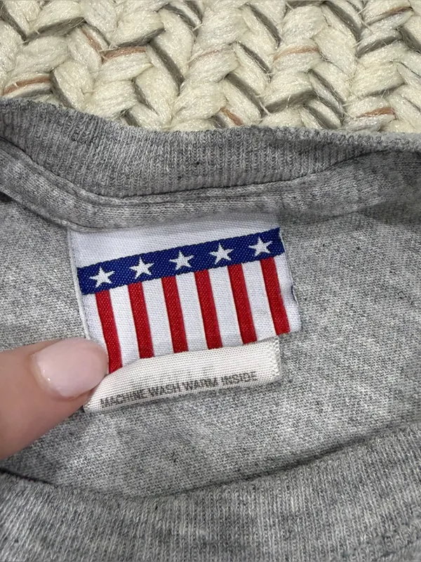 Vintage Grey USA Short Sleeve - Image 5