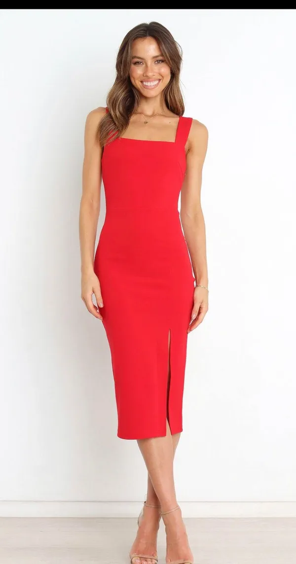 Petal & Pup Hyatt Dress - RED - Image 2
