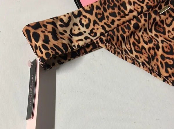 Victorias Secret Nwt M Natural Leopard Brazilian Swim Bikini Bottom - Image 6
