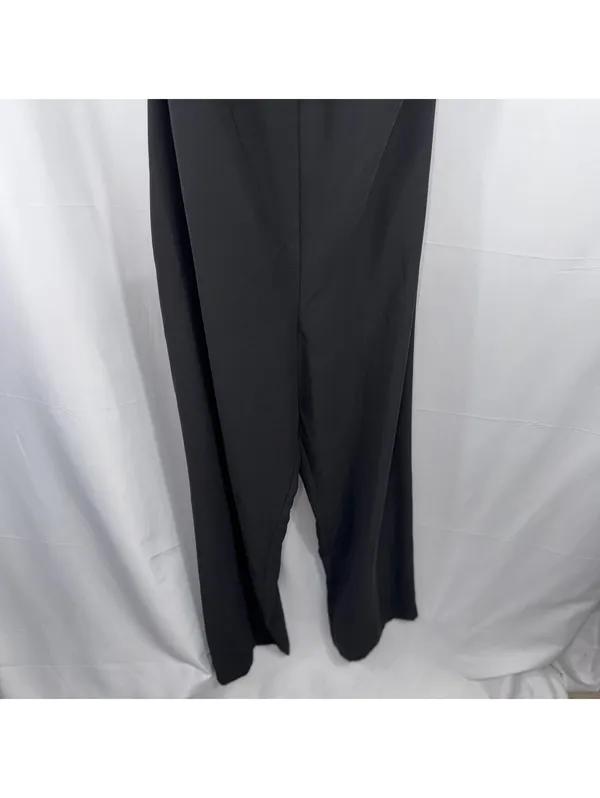 1.STATE Black Halter Wide Leg Jumpsuit XL - Image 4