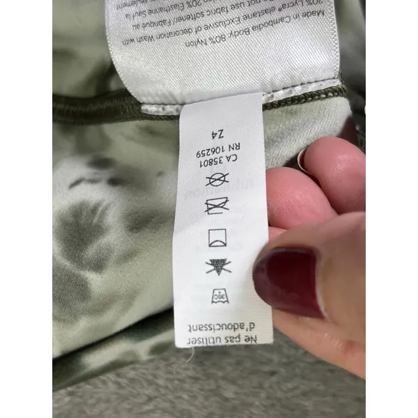 Lululemon Align High-Rise Leggings Olive Green Diamond Dye Tie Dye Yoga Leggings - Image 7