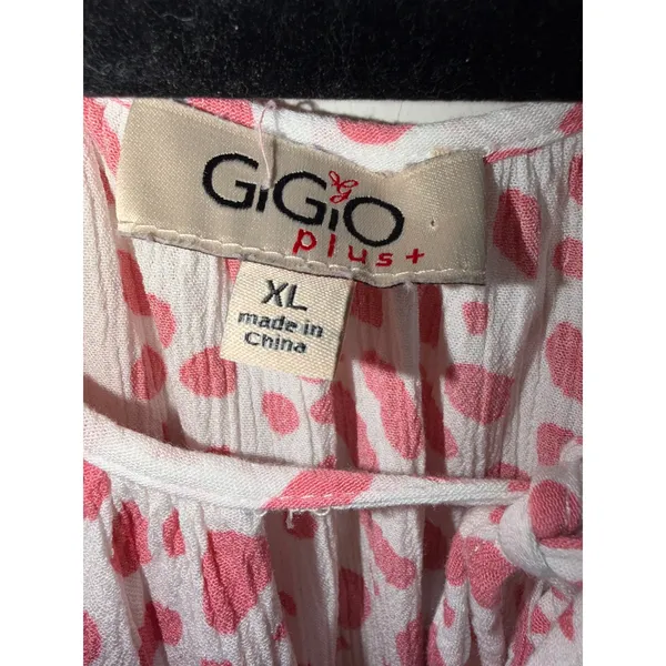 GiGo Plus XL Oversized Mixed Print‎ Boho Tunic Top Kimono Dolman Sleeve - Image 3