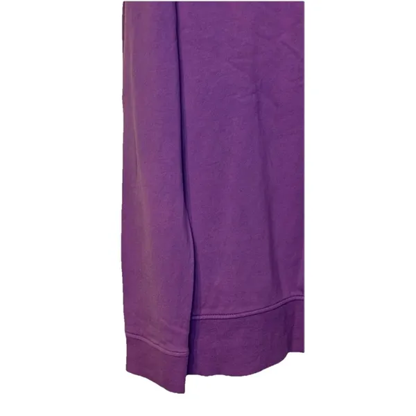 Peter Millar Women's Sweatshirt Hooded Long Sleeve Relaxed Pullover Purple Large - Image 9