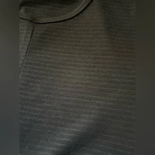 Abercrombie & Fitch Black Short Sleeve Tie-Waist Keyhole Button-Front Dress XXST - Image 11