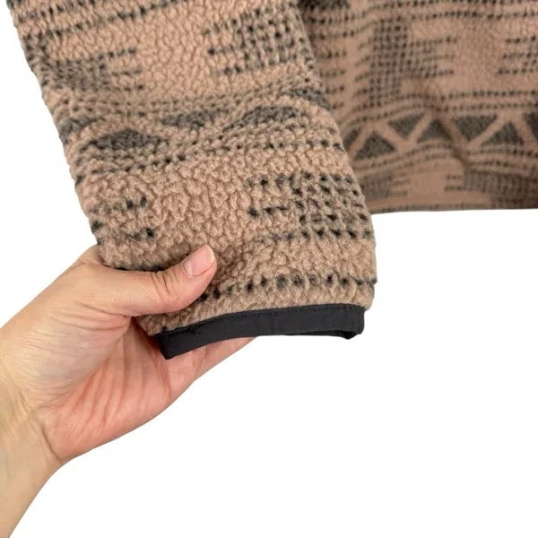 Carhartt T Snap Fleece Sweatshirt Desert Taupe Aztec Women’s XXXL OJ4991-W Pink - Image 5