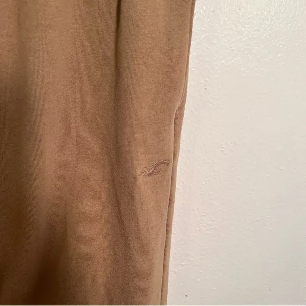 Hollister Women's Sz XS Ultra High-Rise Jogger Sweatpants Beige Tan Cotton Blend - Image 10