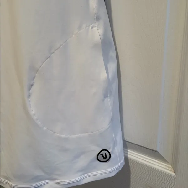 Vuori Volley Dress White Womens Small VW604 BreatheInterlock Tennis Golf Mini - Image 3
