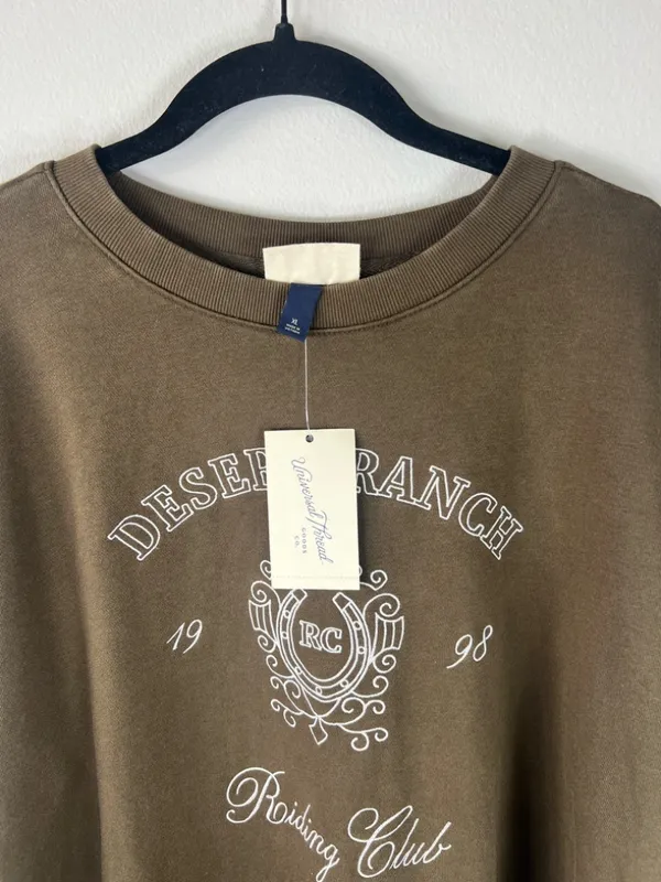 Universal Thread Graphic Crewneck Sweatshirt Coastal Cowgirl Western Fall NEW XL - Image 2