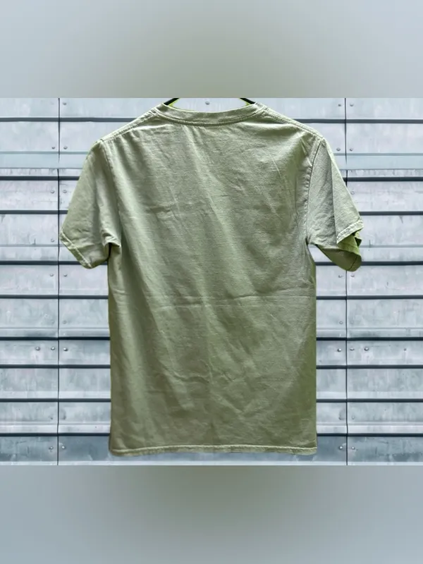 Billie Eilish Graphic Tee in Light Sage Green S - Image 2