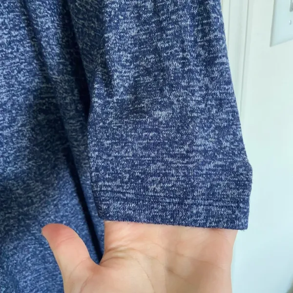 NWOT | Old Navy women’s blue soft‎ knit long sleeve dress — small - Image 3