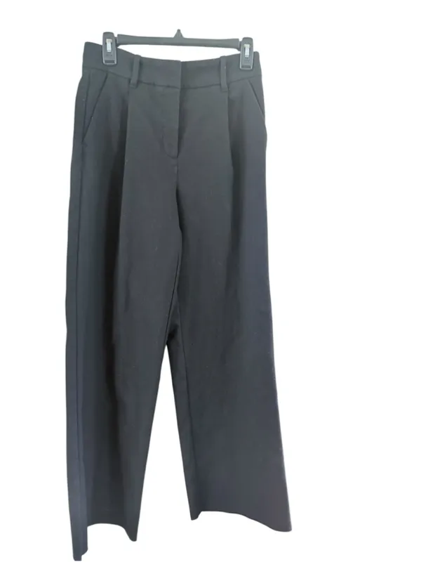 Women's Oak + Fort Black Wide Leg Trousers Size 2 - Image 9