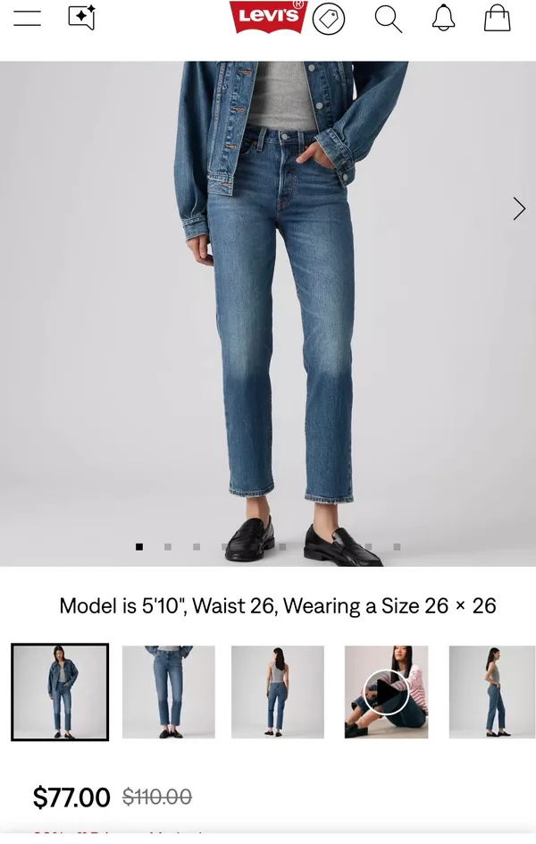 Levi’s Wedgie Jeans Straight Leg High-Rise - Image 4