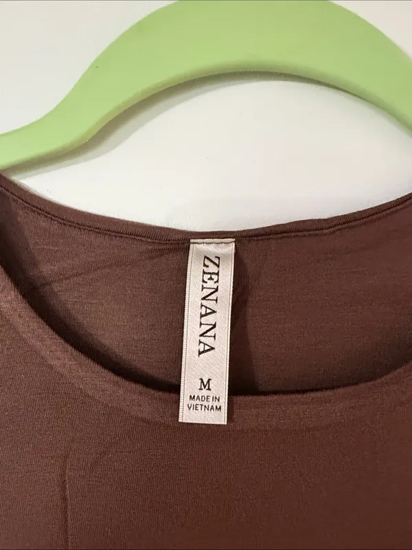 NWOT Zenana Outfitters Brown Scoop Neck Tank Top - Image 2