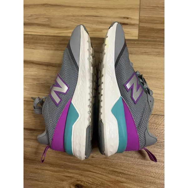New‎ Balance Fresh Foam Shoes Womens Size 6 Gray Purple Teal Running Sneaker - Image 6