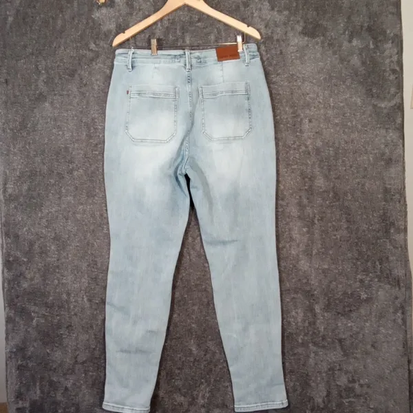 Judy Blue Stretchy Drawstring Tie Jogger Jeans High Rise Tummy Control Sz 32 - Image 4