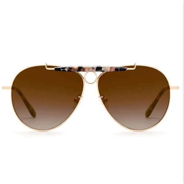 Krewe Merrymen 24k Crema aviator sunglasses NEW - Image 2