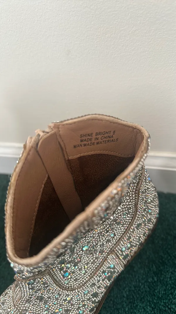 Corky rhinestone bootie - Image 2