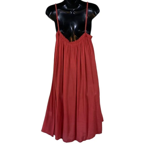 Easel Spaghetti Strap Midi Sun Dress - Image 3