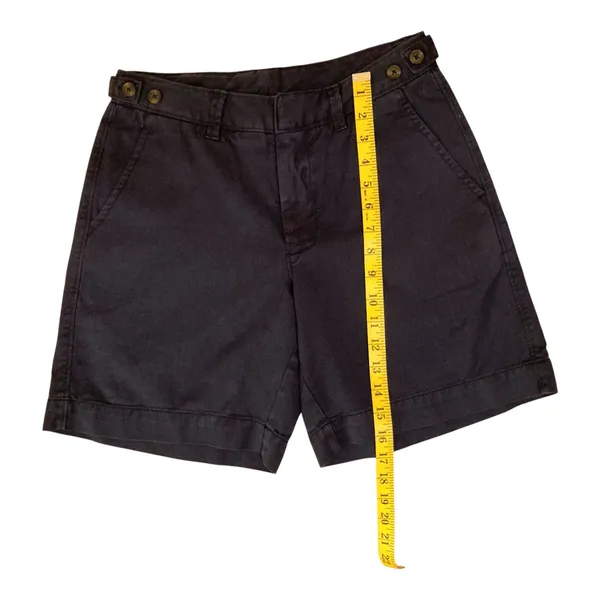 NWOT Free People Navy Blue Menswear-Inspired 100% Cotton Chino Shorts Size 4 - Image 7