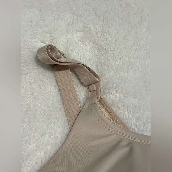Leading Lady Nursing Bra Seamless Wireless Nude Full Coverage - Image 2
