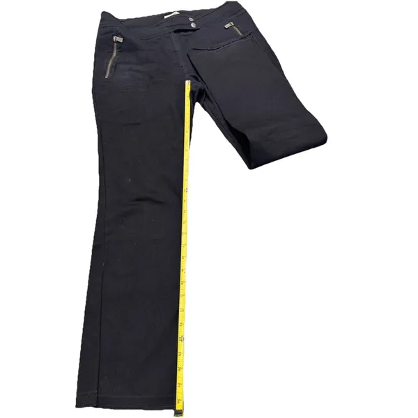 Vintage Michael Kors Black Straight Leg Denim Pants Women's 12 BNWOT Y2K - Image 8
