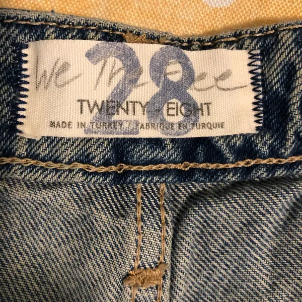 NEW Free People Acadia High Rise distressed Button Fly Jeans 28 - Image 12