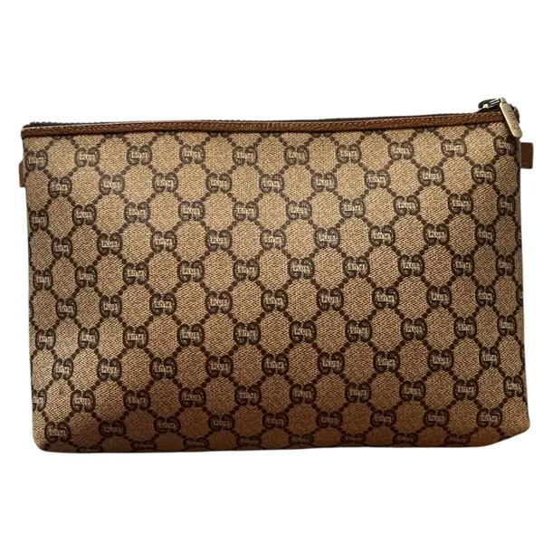 Gucci Monogram Pouch/Clutch - Image 2