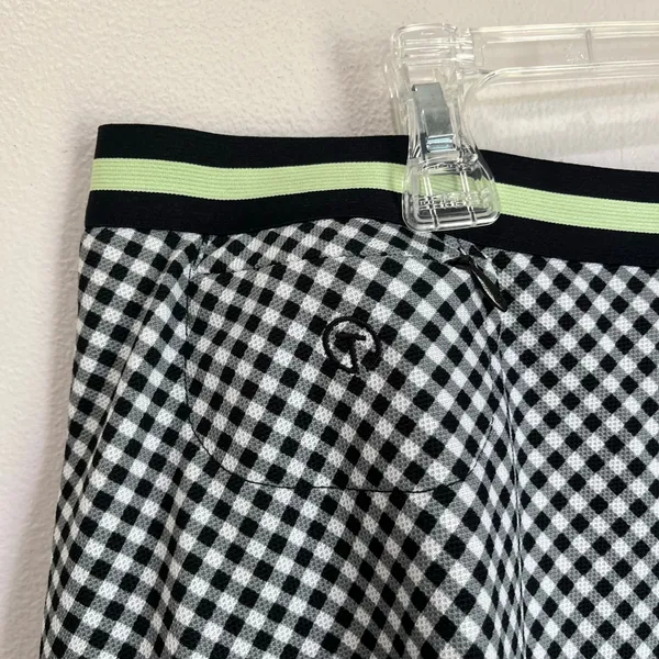 T by‎ Talbots Gingham Skort Golf Tennis Pull On Athletic Preppy Size L - Image 3