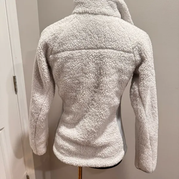 Columbia White Teddy Jacket Plush Fleece - Image 5
