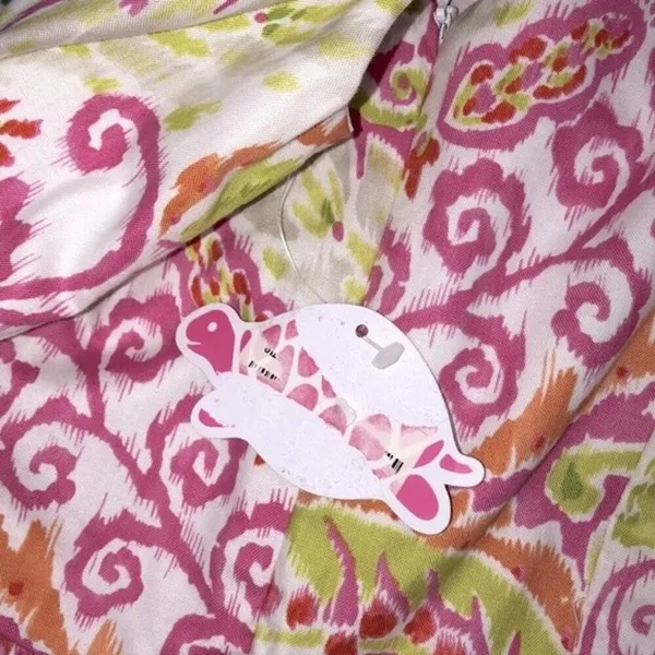 Lolly Wolly Doodle sz 6 pink floral paisley dress - Image 5