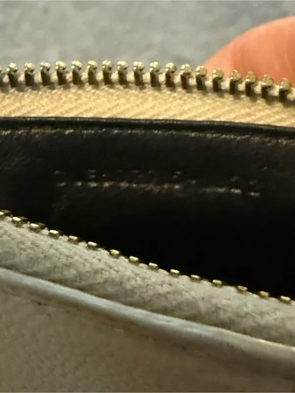 Ysl Cassandre Matelassé Fragments Card Case In Grain De Poudre Leather White Coa - Image 10