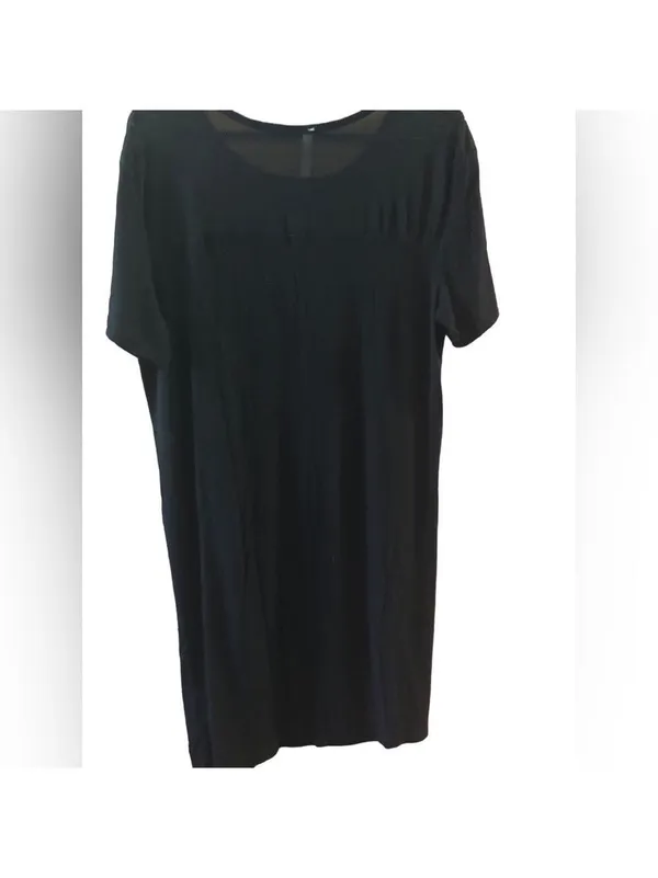 Love Peace Lounge Black Bride Dress with Rose Gold “Bride”, Size L - Image 3