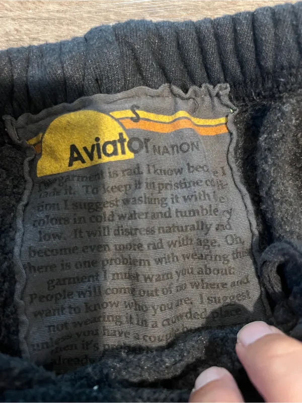 Aviator nation Black Sweatpants with Colorful Gradient Lightning Detail - Image 10