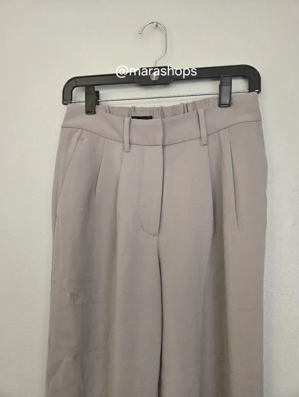 Quince Stretch Crepe Pleated Wide Leg Pants - Image 5