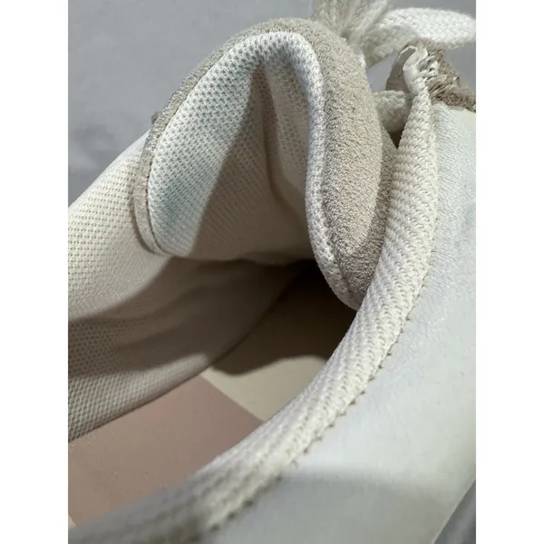 Dolce Vita Women's Fashion Sneakers Size 7.5 Cream Brown Lace Up Soft Casual - Image 11