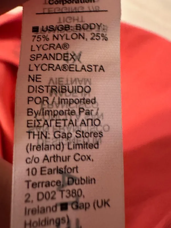 Athleta Coral Pink High-Rise Transcend 7/8 Tights - Performance - NWT - Size 1X - Image 8