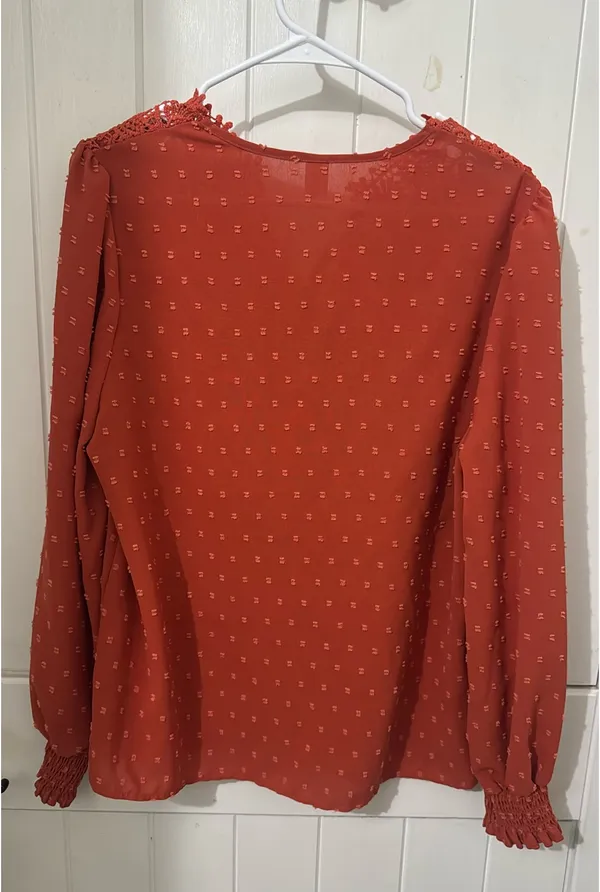 YUJIE top Red Size XL - Image 2