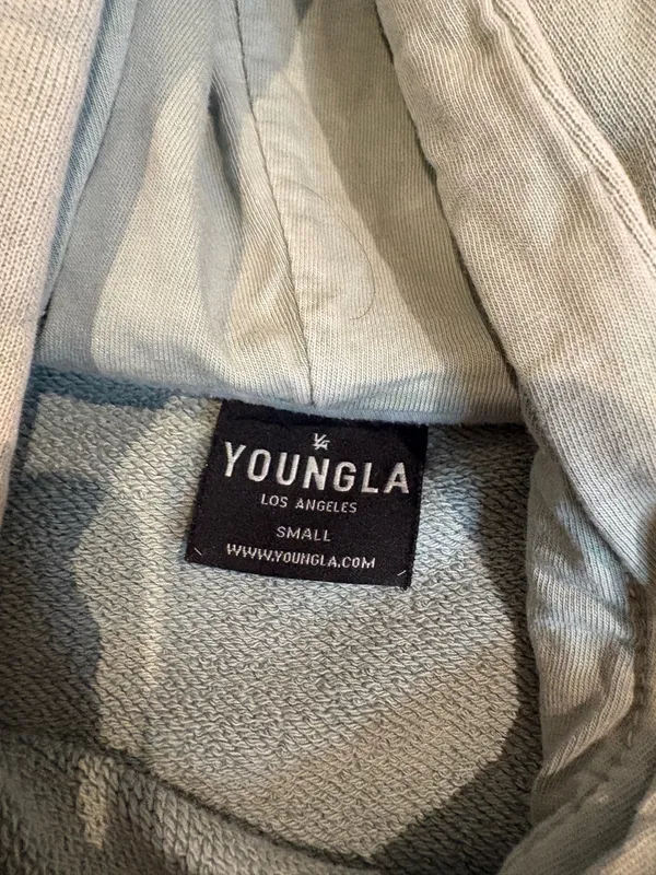 YoungLA hoodie Green - Image 4