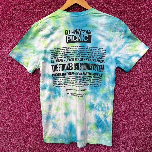 The Strokes Tour Rock Tie Dye Tshirt size Medium - Image 3