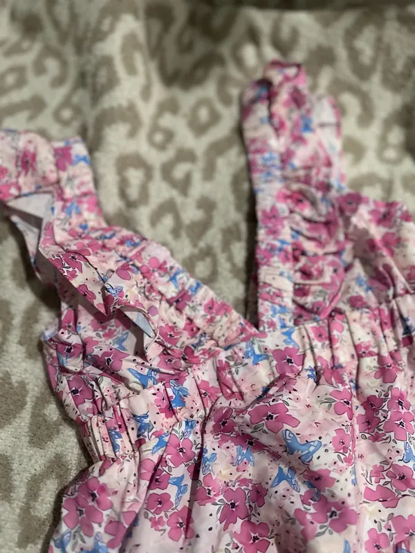 Floral ruffle dress Pink Size XS - Image 4