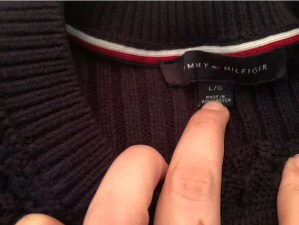 Dark Blue Tommy Hilfiger Knitted Sweater - Image 2