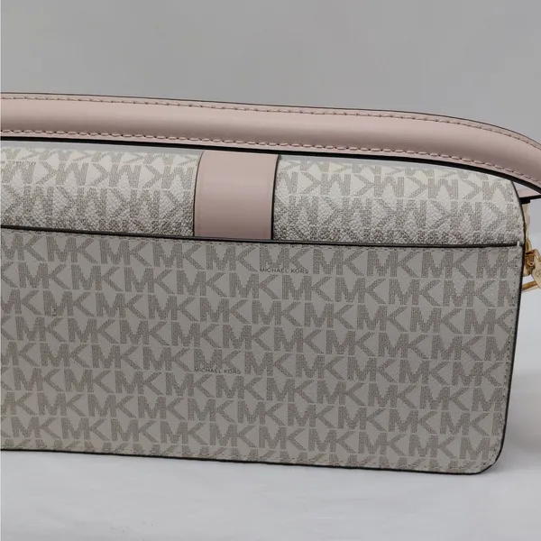 Michael Kors Logo Shoulder Bag Handbag Purse Wedding Party Quiet Luxury Coquette - Image 7