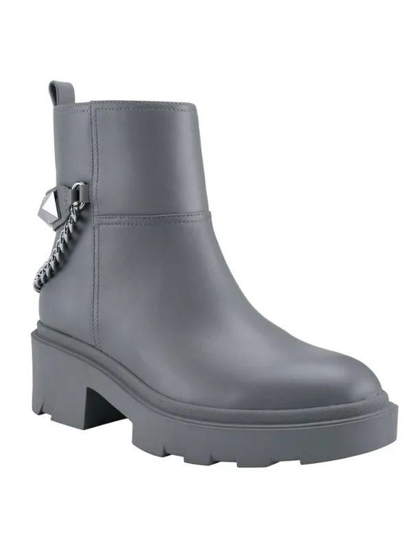 Marc Fisher Womens Waty Lug Sole Chelsea Booties Boots Siz 7.5 Gray Chain Grunge - Image 13