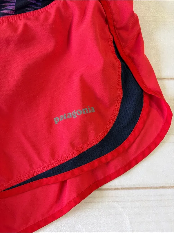 Patagonia Red Women's Athletic Shorts - Image 2